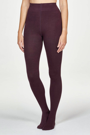 Bamboo Tights in Fig