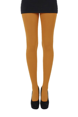 80 Den tights mustard
