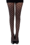 Polka Dots B Printed Tights black/natural