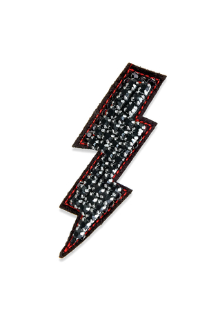 Lightning Bolt pin black
