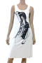 Long Tennis Dress Elle Chelsea Hotel Print on White