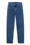 GOTS Organic Cotton Denim Straight Jeans Mid Blue