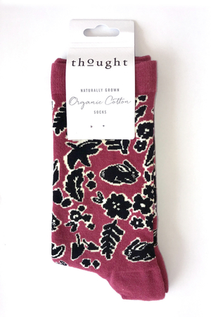 Essie GOTS Organic Cotton Socks in Rose Pink