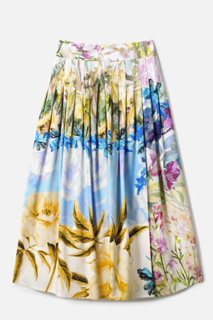 Cotswold Tencel™ Countryside Floral Midi Skirt
