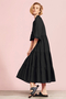 Dianella Organic Cotton Voile Trapeze Dress