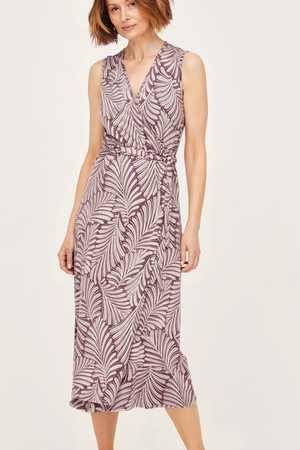 Ivy Palms Tencel™ Organic Cotton Jersey Wrap-Dress