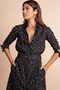 Jonah Mini Shirt-Dress in Abstract Multi
