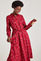 Eloise Tencel™ Shirt Dress Raspberry Pink