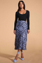 Renzo Skirt in Blue Snake