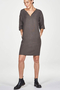 Florrie Tencel™ Organic Cotton Tunic-Dress Walnut Grey