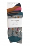 Flower & Stripes 3 Bamboo Organic Cotton Socks Pack