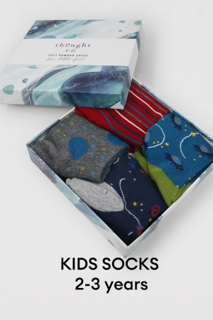 KIDS Franky Bamboo Organic Cotton Socks in a Box