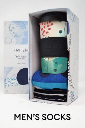 MENS Jarrold Bamboo Cup and 2 Socks in a Gift Box