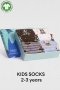 KIDS Ash Animal 4 GOTS Organic Cotton Socks Box