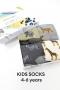 KIDS Zoological 4 Bamboo Organic Cotton Socks Box