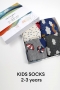 KIDS Overcast 4 Bamboo Organic Cotton Socks Box