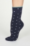 Walker Organic Cotton Thick Socks in Indigo