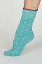 Walker Organic Cotton Thick Socks in Bright Turquoise