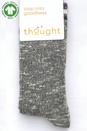 Molly GOTS Organic Cotton Socks in Grey Marle