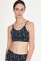 Enid Bamboo Organic Cotton Bralet in Midnight Navy