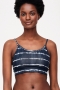 Kelby Bamboo Organic Cotton Bralet in Navy