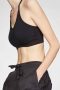 Renatta Seamless Bralet in Black