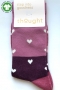 Nova Heart GOTS Organic Cotton Socks in Dusty Rose Pink