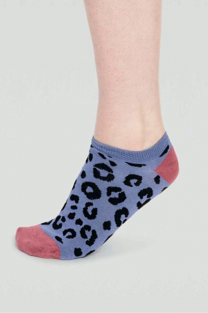 Reese Bamboo Organic Cotton Socks in Periwinkle Blue