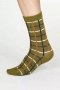 Matilda Bamboo Organic Cotton Socks in Lichen