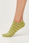 Classic Bamboo Organic Cotton Ankle Socks in Pea Green