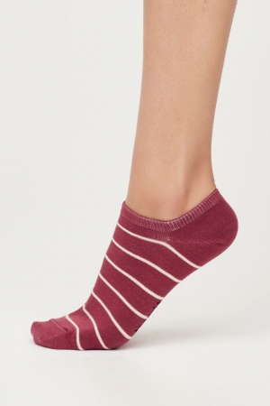 Classic Bamboo Organic Cotton Ankle Socks in Blush Pink