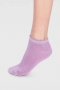 Ariella Sparkling Bamboo Organic Cotton Ankle Socks in Lavender