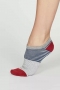 Agnes Bamboo Organic Cotton Ankle Socks in Grey Marle