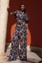 Core Ruffle Top & Palazzo Trousers Set