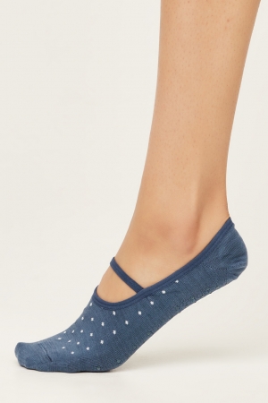SeaCell Yoga & Pilates Socks in Slate Blue