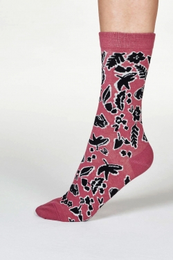 Essie GOTS Organic Cotton Socks in Rose Pink