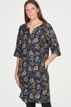 De Morgan Tencel™ Organic Cotton Printed Tunic-Dress
