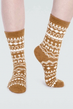 Archa Wool Fairisle Design Socks
