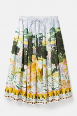 Hansel Tencel™ Organic Cotton Midi Skirt