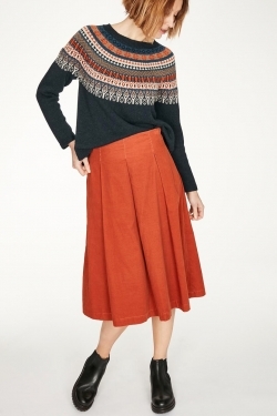 Hiram Organic Cotton Cord Skirt