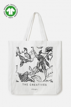 The Creatives GOTS Organic Cotton Tote Bag