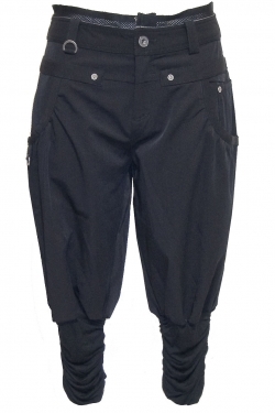 Cargo cropped Pants black